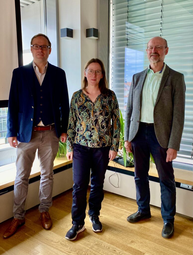 Foto von Timm Karlas, Dr. Katja Thörner und Prof. Mathias Rohe