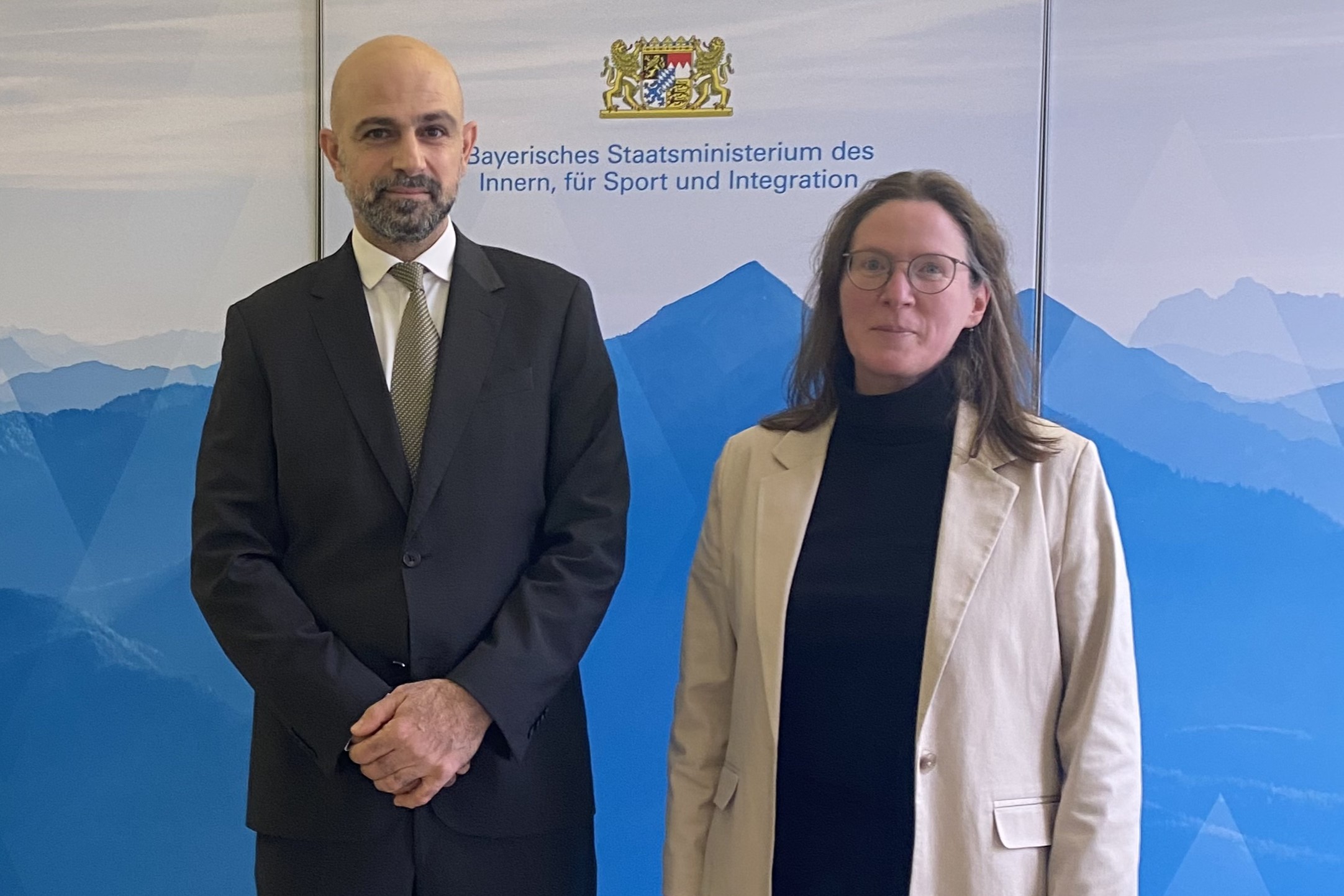 Dr. Ghassan El Masri und Dr. Katja Thörner auf dem Side-Event der Münchener Sicherheitskonferenz